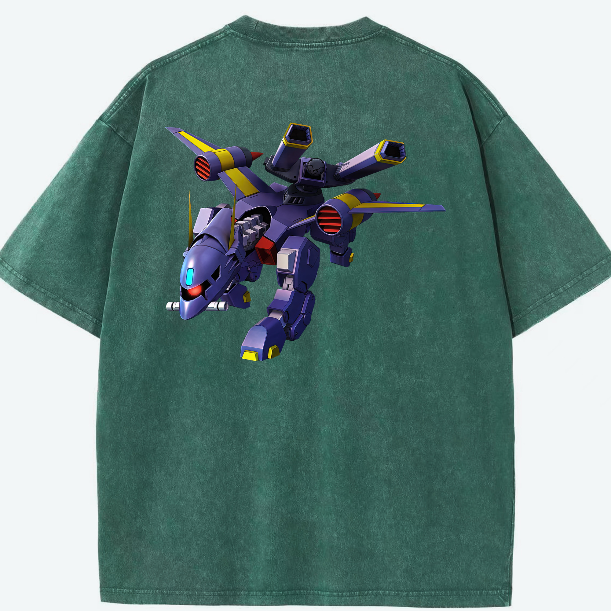 （画像用） 機動戦士ガンダム Mobile Suit Gundam 綿100% ヴィンテージ風 半袖Tシャツ（背面プリント）